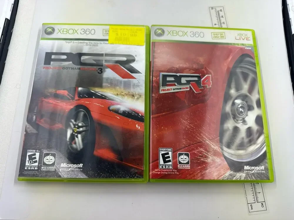 Xbox 360 Racing Lot CIB Complete Project Gotham Racing 3 4 Retro Gaming Vintage
